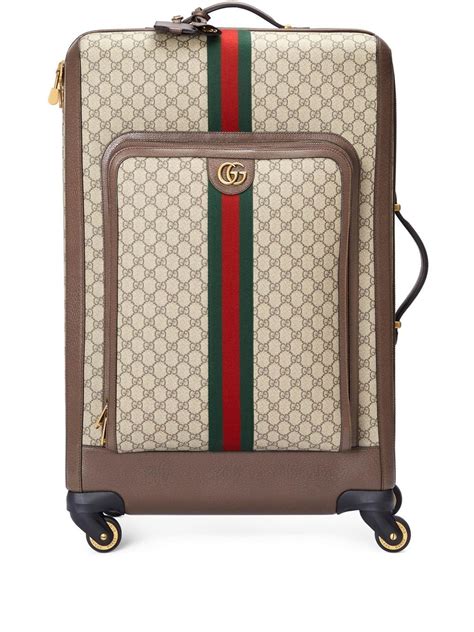 gucci 21 suitcase|Gucci large suitcase.